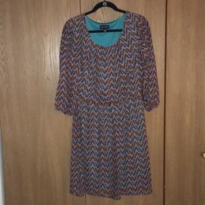 IN Studio Chevron Dress